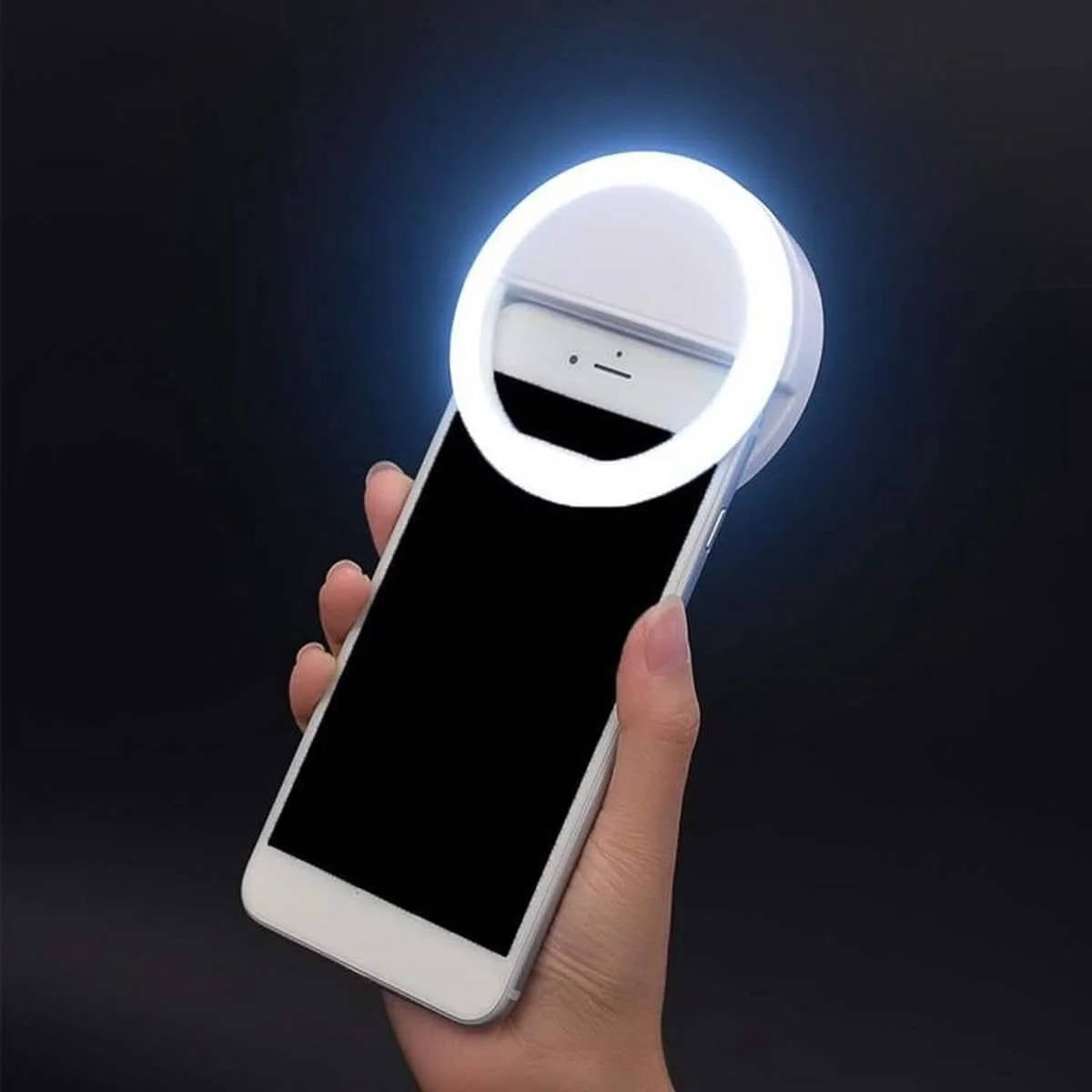 Portable Selfie Ring Light, Adjustable LED Lighting for Photos, Videos & Makeup