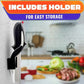 9.6 in Kitchen Scissors, 2 in 1 Stainless Steel Food Prep Scissors with Cutting Board and Safety Lock for Meat Cheese Fruits