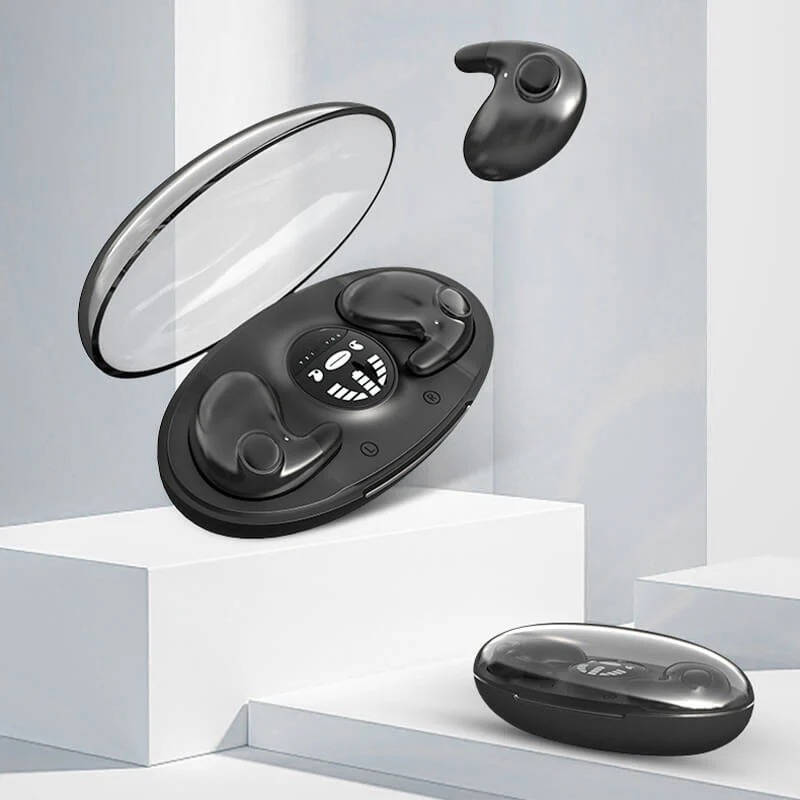 Ultra-Thin Wireless Earbuds with Noise Isolation and 24-Hour Battery for Sleep