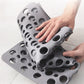 Textured Shower Mat with Traction Grooves and Heat-Resistant Material