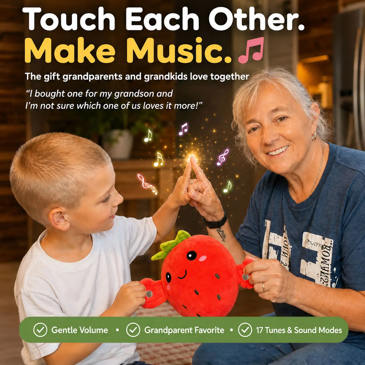Interactive Two-Player Plush Toy with Sound and Light Responses