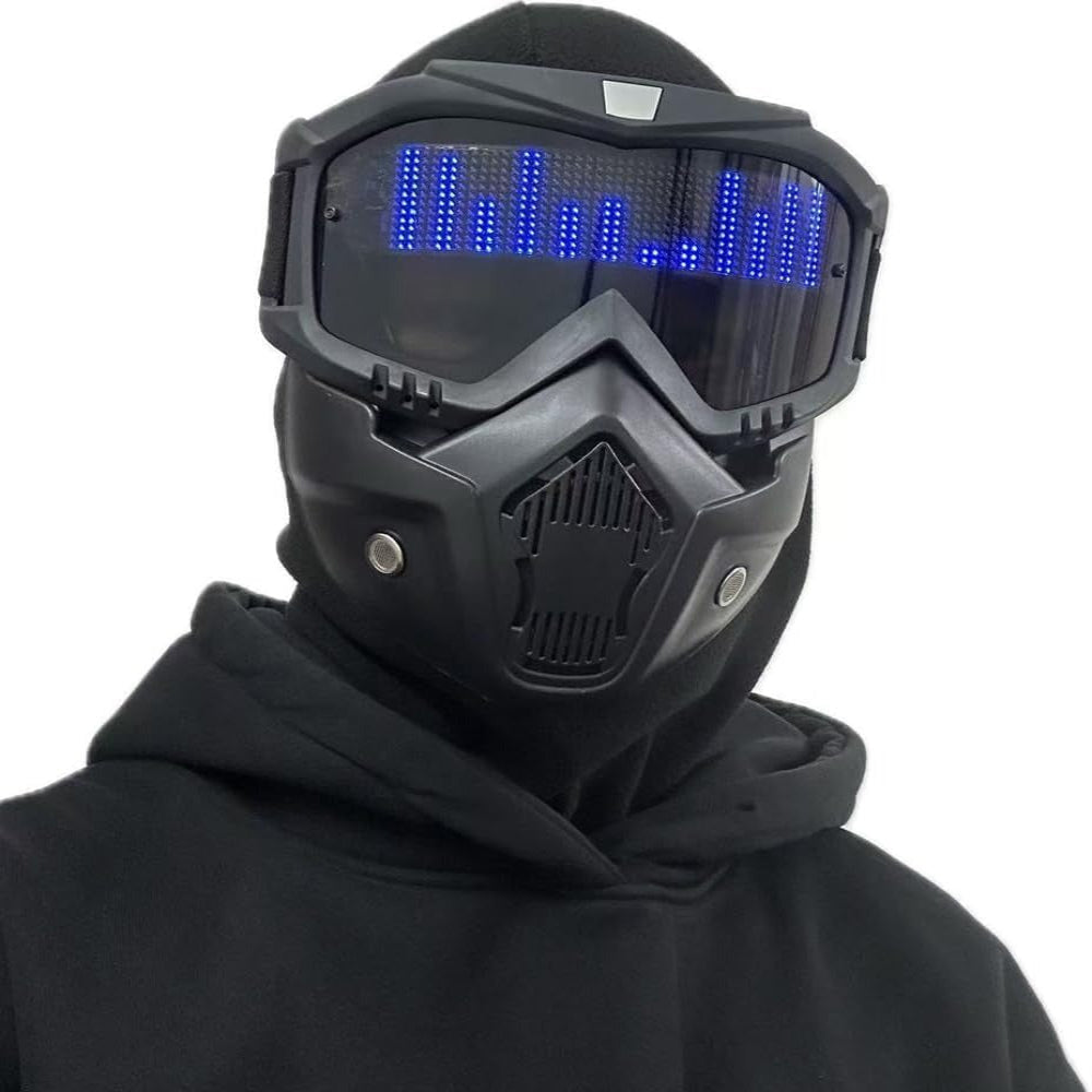 LED Costume Mask with App Control and Custom Display Animations