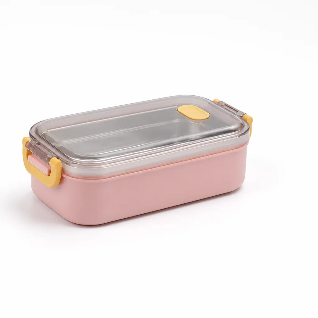 Insulated Stainless Steel Lunchbox, Leak Proof Food Container, Dishwasher Safe Lunch Box for Work, School, Travel and Everyday Meal Prep