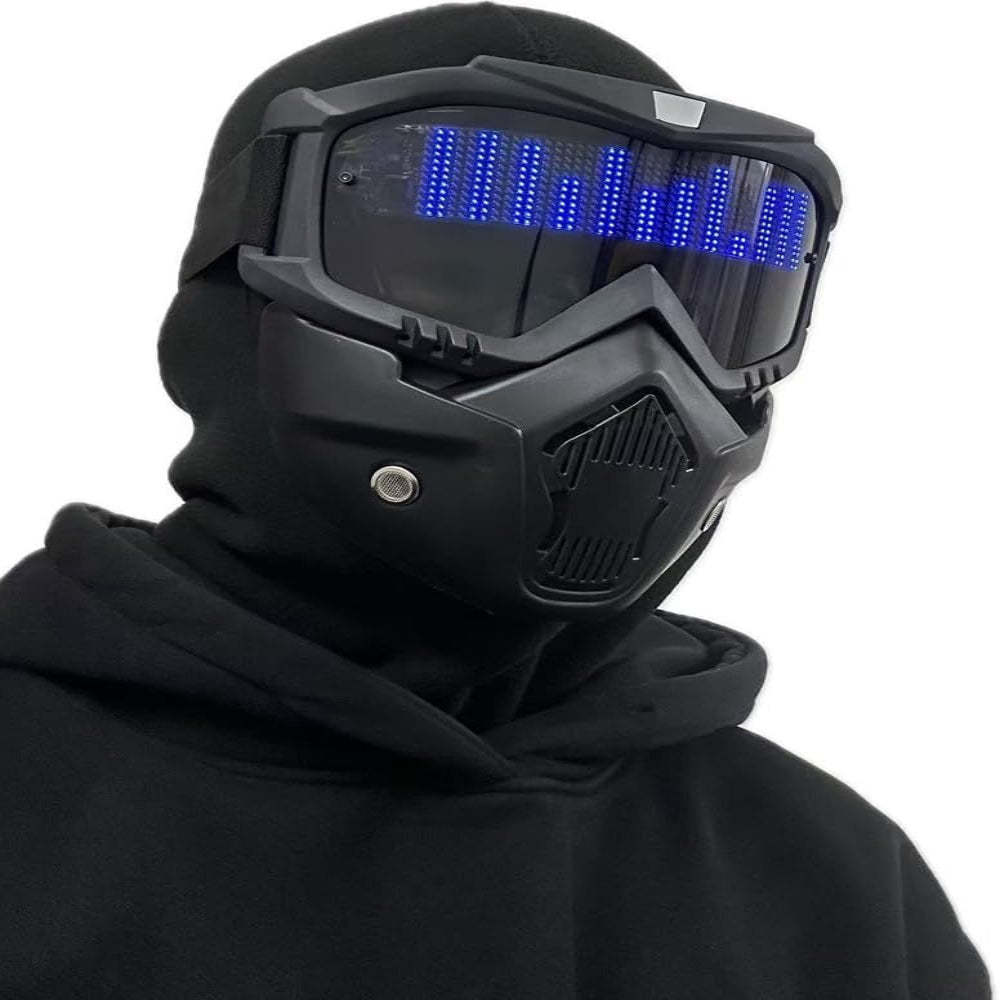 LED Costume Mask with App Control and Custom Display Animations