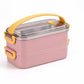Insulated Stainless Steel Lunchbox, Leak Proof Food Container, Dishwasher Safe Lunch Box for Work, School, Travel and Everyday Meal Prep