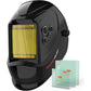 Auto Darkening Welding Helmet Large View True Color, Solar Powered Welder Mask with 4 Arc Sensors Wide Shade TIG MIG ARC Grind