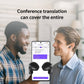 AI Translation Earbuds Real Time Language Translator, Wireless Bluetooth Smart Earbuds for Travel Multilingual Communication