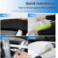 Car Windshield Snow Cover, Anti Frost and Anti Snow Sunshade with Reflective Strip and Rearview Mirror Covers, UV Protection, Easy Installation
