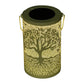 Wrought Iron Tree Solar Lamp, Outdoor Courtyard Hanging Light with Hollow Decorative Design for Garden and Patio Decor