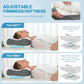 Dark Grey Ergonomic CPAP Pillow for Neck Pain Relief, Orthopedic Support for Side, Back, and Stomach Sleepers, Reduces Air Leaks and Mask Pressure