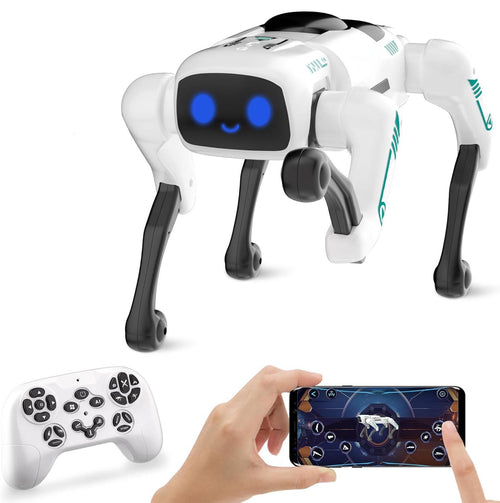 Smart Robot Dog for Kids, STEM Learning Robotic Pet with Remote & APP Control, 30+ Actions, 3 Batteries