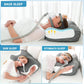 Dark Grey Ergonomic CPAP Pillow for Neck Pain Relief, Orthopedic Support for Side, Back, and Stomach Sleepers, Reduces Air Leaks and Mask Pressure