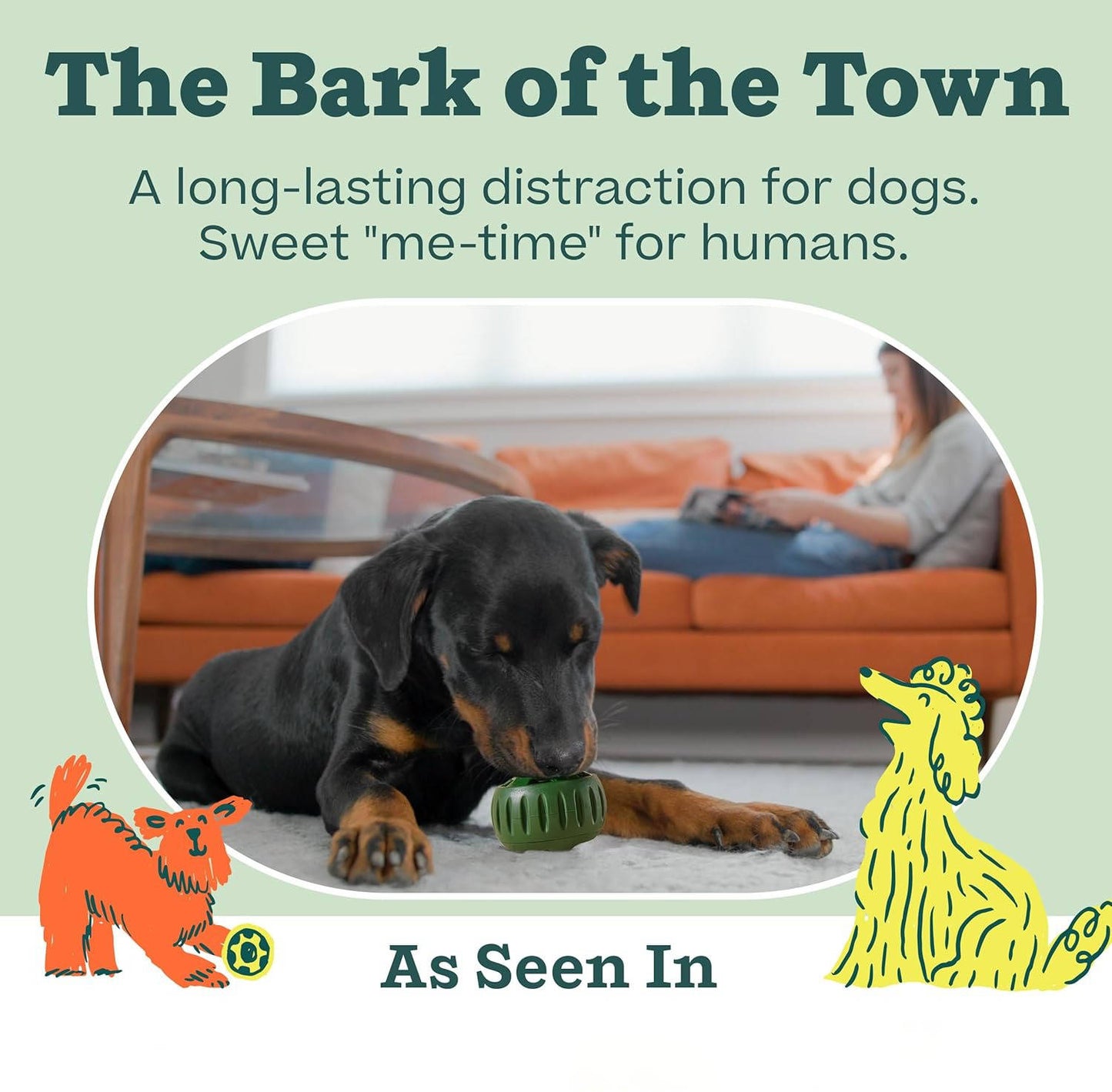 Treat Dispensing Ball Toy for Dogs, Keep Your Pup Busy