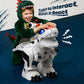 Large Rechargeable Remote Control Robot Dinosaur for Kids, STEM Programmable Interactive Dinosaur Toy with Sound Effects, Birthday Gift for Boys and Girls