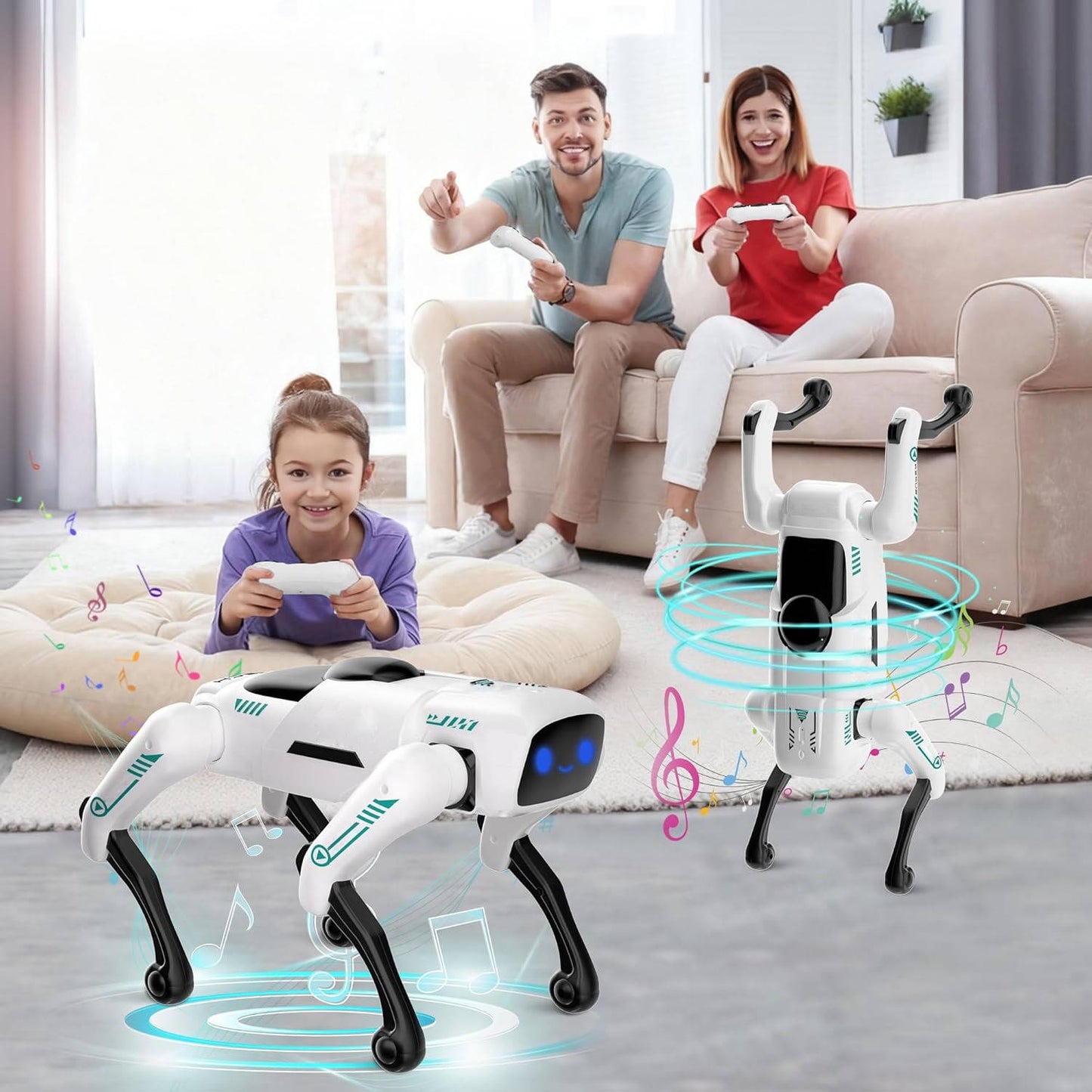 Smart Robot Dog for Kids, STEM Learning Robotic Pet with Remote & APP Control, 30+ Actions, 3 Batteries