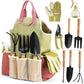 Gardening Tools Set of 10, Complete Heavy Duty Garden Tools Set