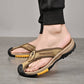 Closed Toe Flip Flops for Men with Nonslip Rubber Sole and Fast Drying Material