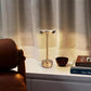 Cordless LED Table Lamp, 3 Colour Touch Dimmable & Rechargeable, Metallic
