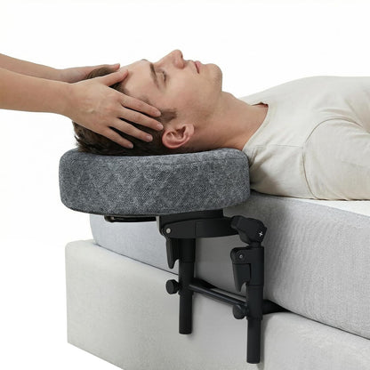 Massage Headrest for Bed, Adjustable Face Cradle with 18 Inch Height for Home Massage and Relaxation