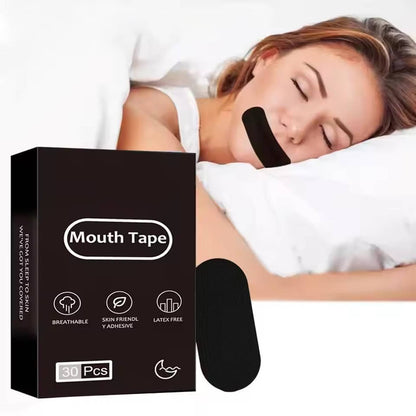 Nose Breathing Sleep Strips with Bamboo Charcoal and Hypoallergenic Adhesive