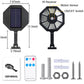 Solar Motion Sensor Flood Light 168 LED, Outdoor Dusk to Dawn Security Light Waterproof Solar Lamp