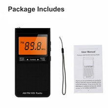 AM/FM Radio with Weather Alerts and Dual Alarm, LCD Display
