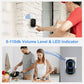 Wireless Doorbell Plug & Play Waterproof Door Bell Kit, 45 Chimes, LED Flash, 4 Volume Levels