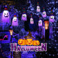 Multicolor Ghost String Lights with Witch Hats and Flashing Modes, 9.8ft