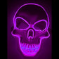LED Skeleton Face Mask with Four Lighting Modes and Ten Color Options