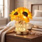 Sunflower Night Light with Touch Control and Adjustable Brightness