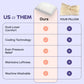 Soft Quilted Puff Grid Design Pillow, Fluffy Breathable Support for Side, Back & Stomach Sleepers, Plush Bed Pillow