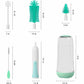 6 Pack Electric Bottle Cleaning Brush Set, 360 Degree Rotating Silicone Baby Bottle Nipple Straw Cleaner Kit Waterproof