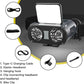 Rechargeable COB LED Headlamp with Motion Sensor, IPX5 Water Resistant 90 Degree Headlight for Running, Camping, and Fishing
