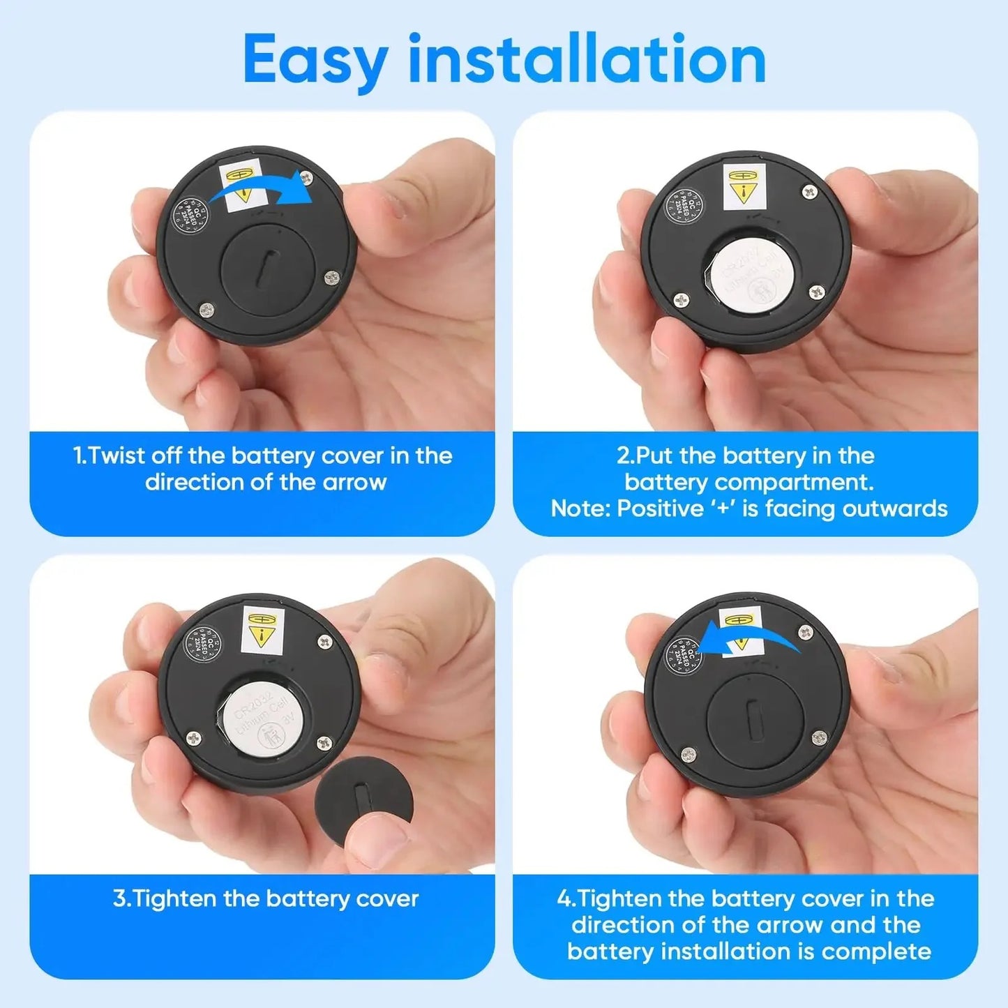 Smart Cabinet Lock Fingerprint No Drill, Keyless Hidden Lock with Remote Unlock USB Backup 10m Range