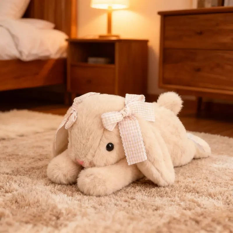 Cute Bunny realistic Plush Toy, Lop Eared Rabbit Stuffed Animal