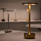 Cordless LED Table Lamp, 3 Colour Touch Dimmable & Rechargeable, Metallic