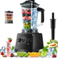 2 in 1 Countertop Blender and Grinder, 68oz BPA Free Container with Coffee and Spice Grinder, Powerful Ice Crusher for Smoothies and Frozen Drinks