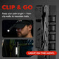 1500 Lumens LED Flashlight, USB C Rechargeable Multi Light with UV, Red Laser, Magnetic Tail, and Side Flood Light