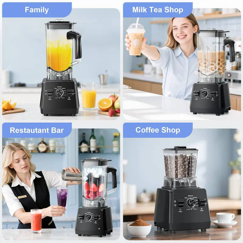 2 in 1 Countertop Blender and Grinder, 68oz BPA Free Container with Coffee and Spice Grinder, Powerful Ice Crusher for Smoothies and Frozen Drinks