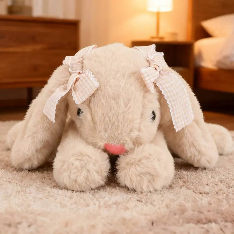 Cute Bunny realistic Plush Toy, Lop Eared Rabbit Stuffed Animal