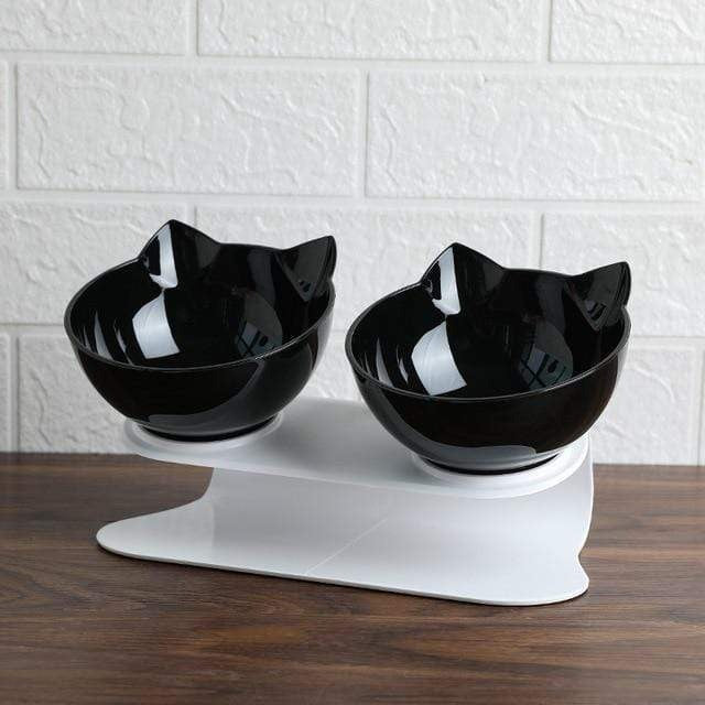Anti Vomiting Cat Bowl Elevated, Orthopedic Pet Feeding Bowl for Cats Reduces Vomiting Healthy Eating