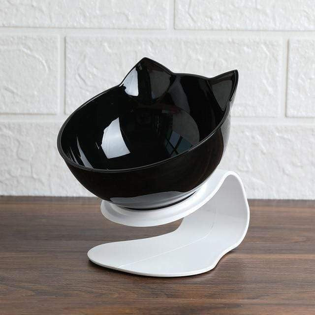 Anti Vomiting Cat Bowl Elevated, Orthopedic Pet Feeding Bowl for Cats Reduces Vomiting Healthy Eating