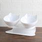 Anti Vomiting Cat Bowl Elevated, Orthopedic Pet Feeding Bowl for Cats Reduces Vomiting Healthy Eating