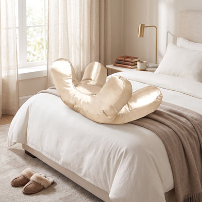 Side Sleeper Pillow with Raised Frame and Machine Washable Cover