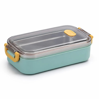 Insulated Stainless Steel Lunchbox, Leak Proof Food Container, Dishwasher Safe Lunch Box for Work, School, Travel and Everyday Meal Prep