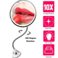 Magnifying Makeup Mirror with 14 LED Bulbs and Flexible Gooseneck, Suction Cup Base