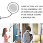 Magnifying Makeup Mirror with 14 LED Bulbs and Flexible Gooseneck, Suction Cup Base