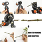 Grafting Tool with Three Interchangeable Blades and Ergonomic Handle, Safety Lock