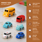 Glowing Bath Toy Cars with Water Activation and Multiple Vehicle Shapes