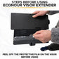 Polarized Sun Visor for Car – Reduces Glare and Improves Road Visibility